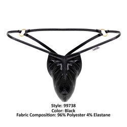 CandyMan String Effet Mouillé Benten Noir